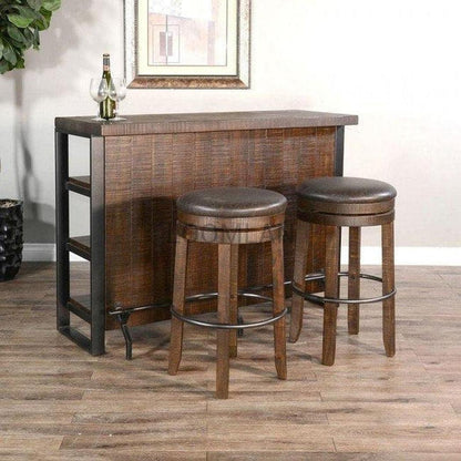 55" Rustic Mancave Game Room Wood Home Bar Island Serving Station Home Bar Islands Sideboards and Things By Sunny D