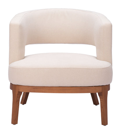 Penryn Beige Accent Chair With Arm