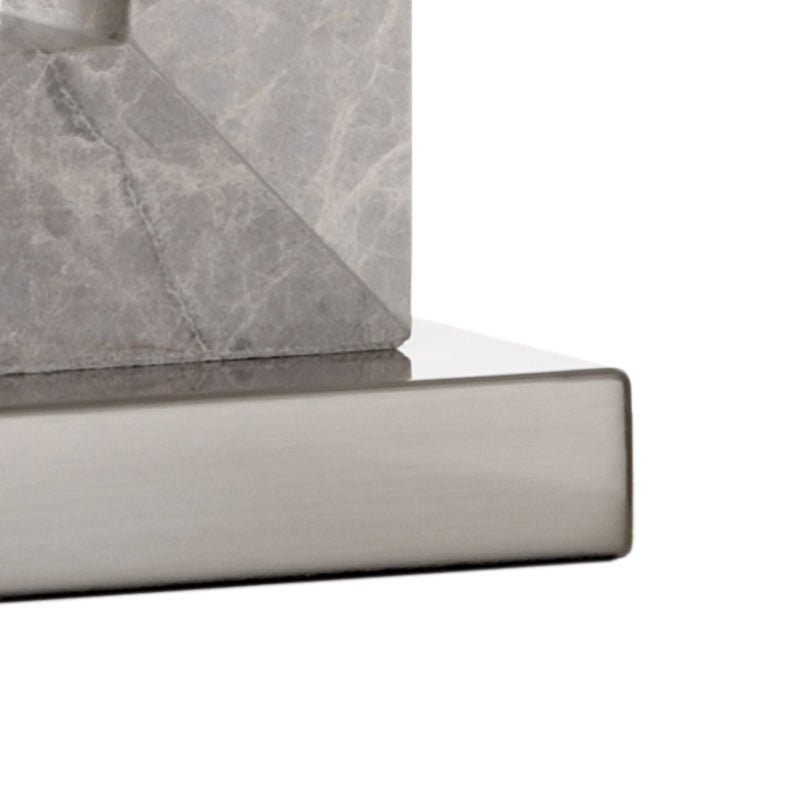 Wildwood Jaxon Marble Made Grey Table Lamp