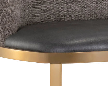 Dover Leather Upholstered Luxurious Barstool