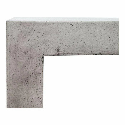 Moe's Home 55.25 Inch Outdoor Bench Grey Contemporary