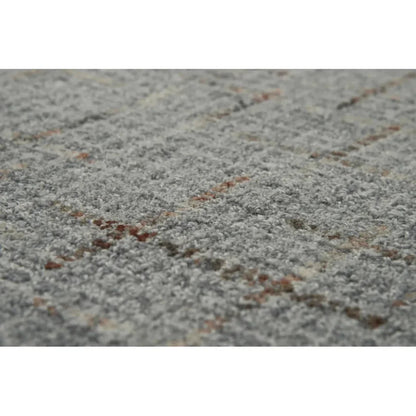Daps Checkered Gray Area Rugs For Living Room - LOOMLAN - LOOMLAN - Area Rugs