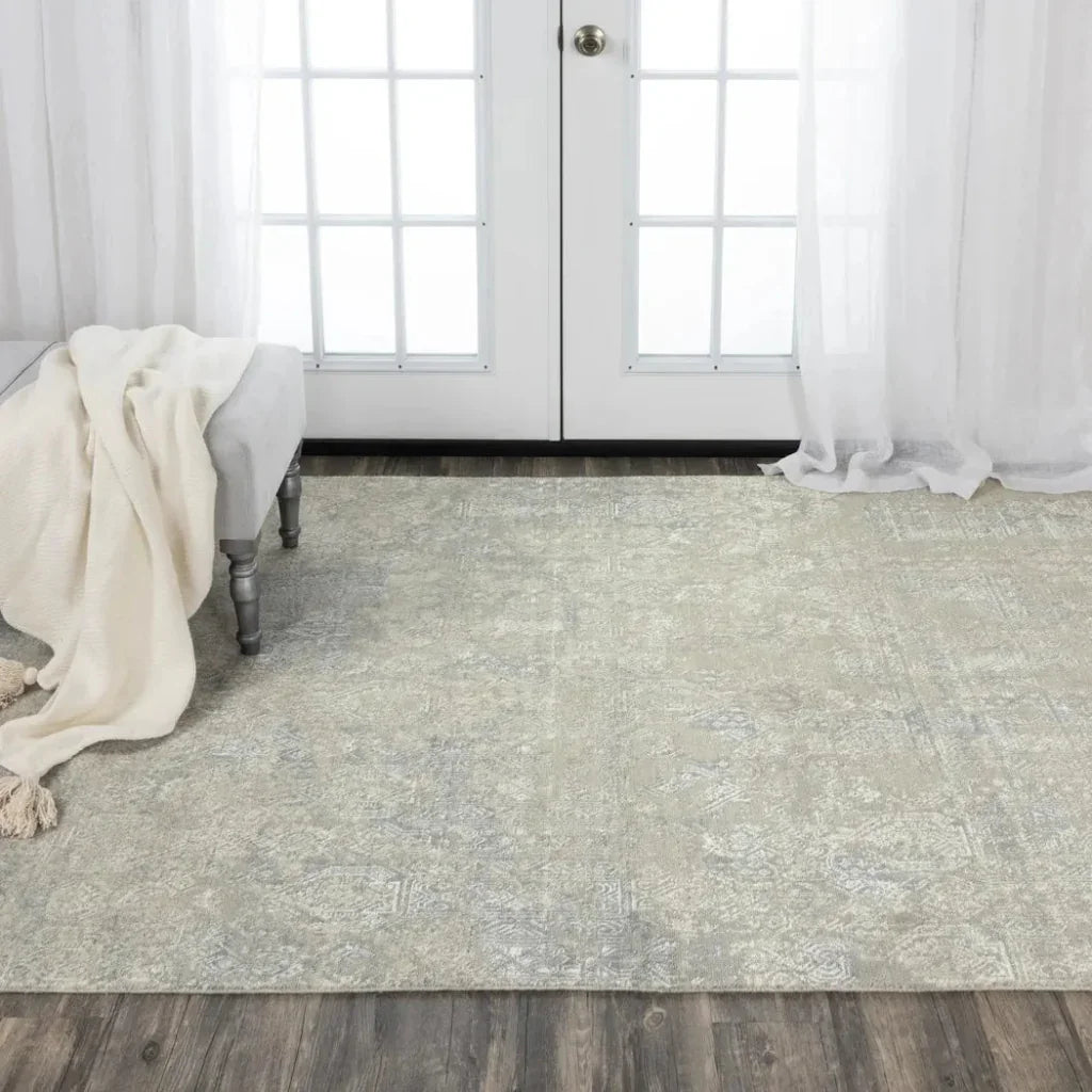 Coft Geometric Gray Large Area Rugs For Living Room -- gray