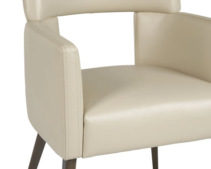 Amerie Leather Upholstered Dining Armchair