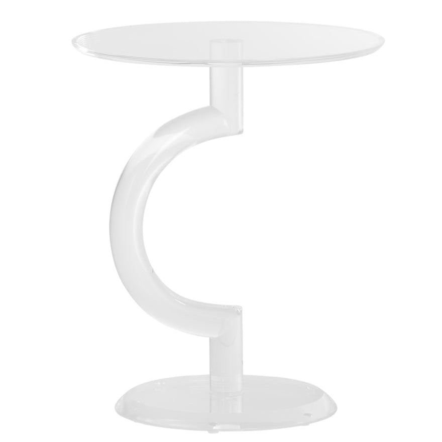 Chelsea House Chicago Acrylic Round Side Table