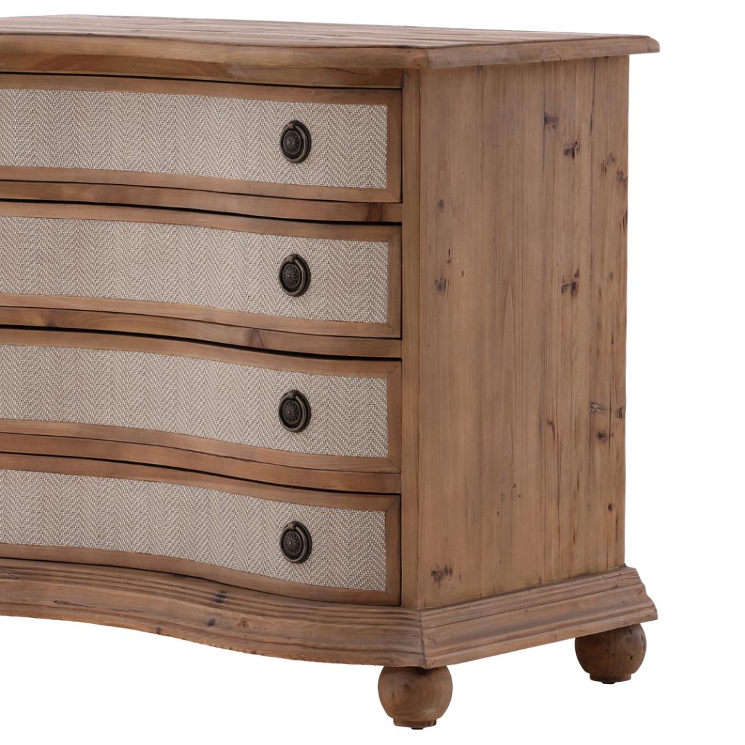Furniture Classics Moray Four Drawers Wood Chest