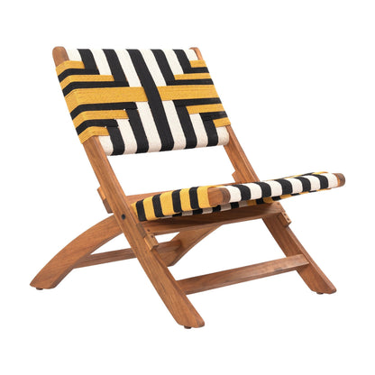 Zuo Modern Sunbeam Wood Multicolor Lounge Chair