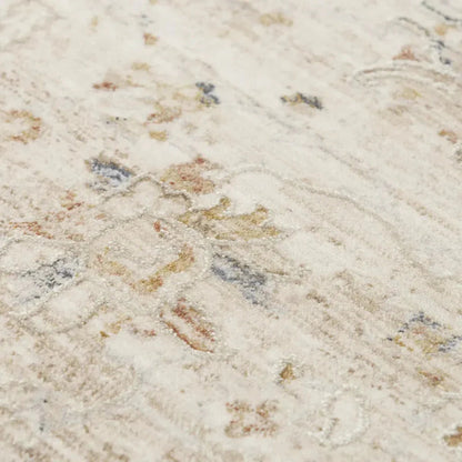Cutt Floral Natural Area Rugs For Living Room -- natural