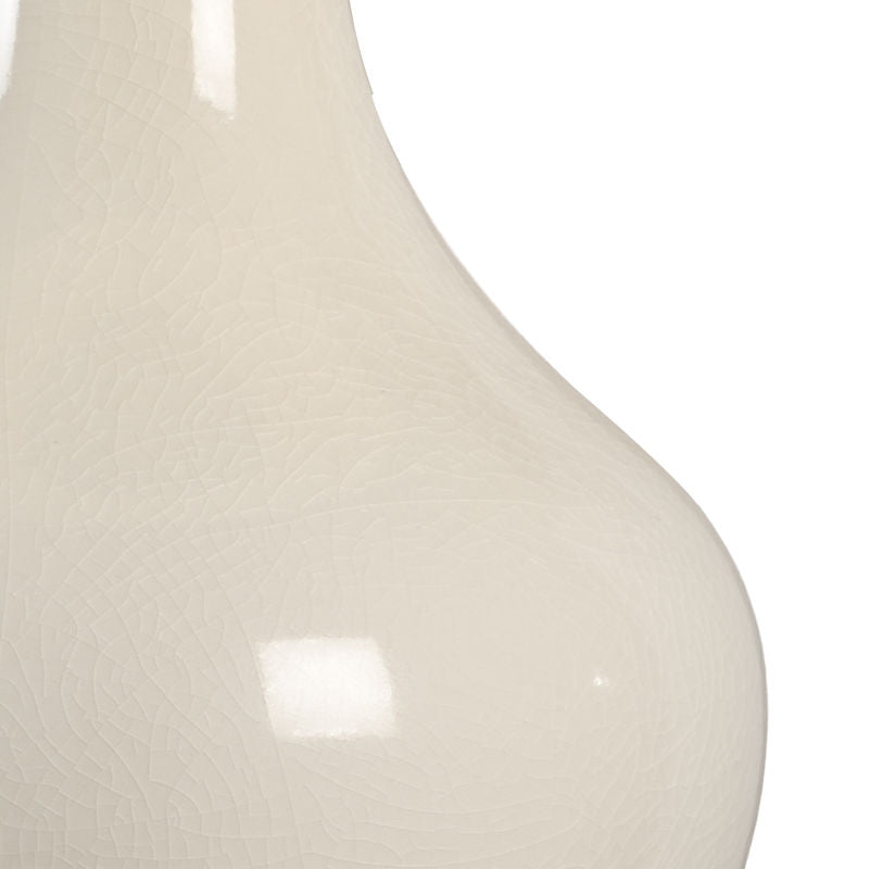 Chelsea House Charles Cream Ceramic Made Vase Table Lamp