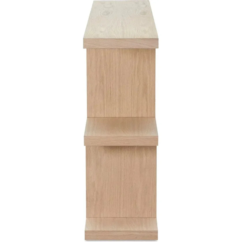 Miri Light Brown Wood Etagere -- view 4