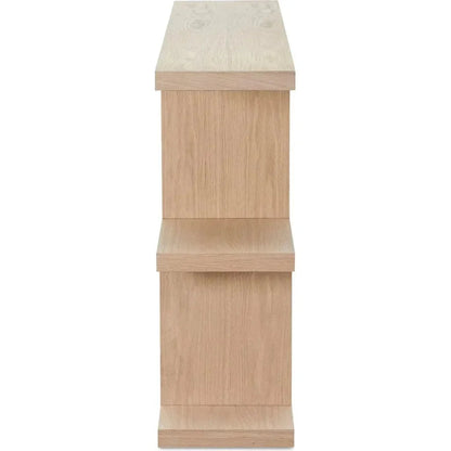 Miri Light Brown Wood Etagere -- view 4