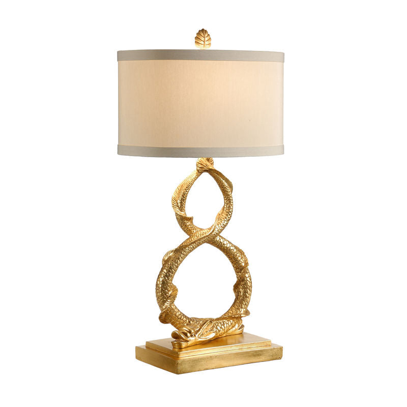 Wildwood Dahl Gold Leaf Base Table Lamp
