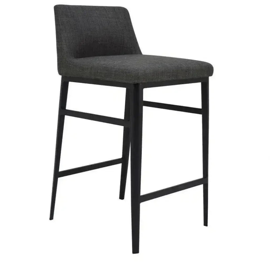 Counter Stool Charcoal Grey Contemporary -- view 5
