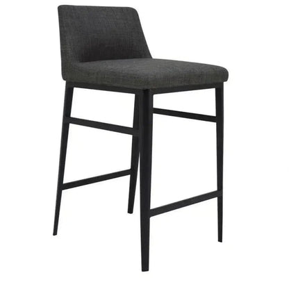 Counter Stool Charcoal Grey Contemporary -- view 5