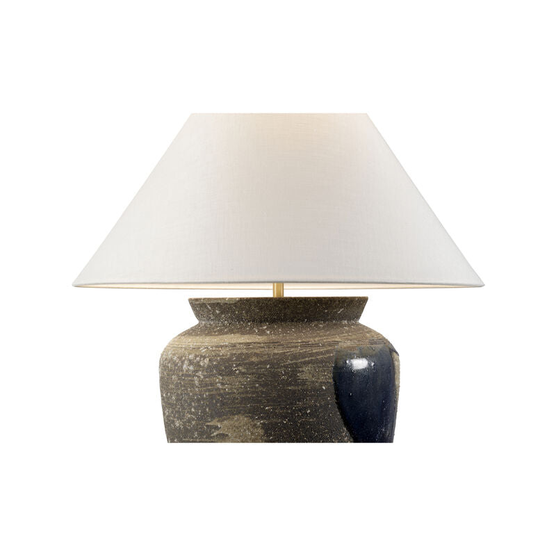 Wildwood Riku Modern Japanese Artistry Indigo Glaze Table Lamp