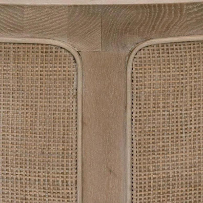 Cane Coffee Table Reclaimed Solid Wood -- view 6