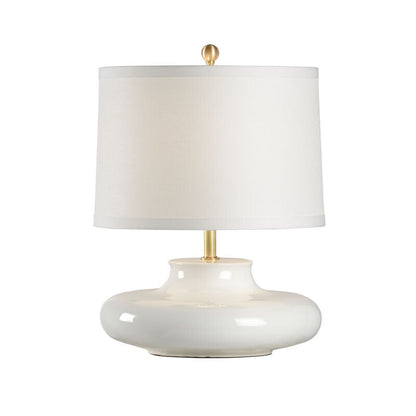 Chelsea House Gainsboro White Ceramic Base Table Lamp