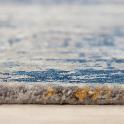 Alta Abstract Blue Large Area Rugs For Living Room - LOOMLAN - LOOMLAN - Area Rugs