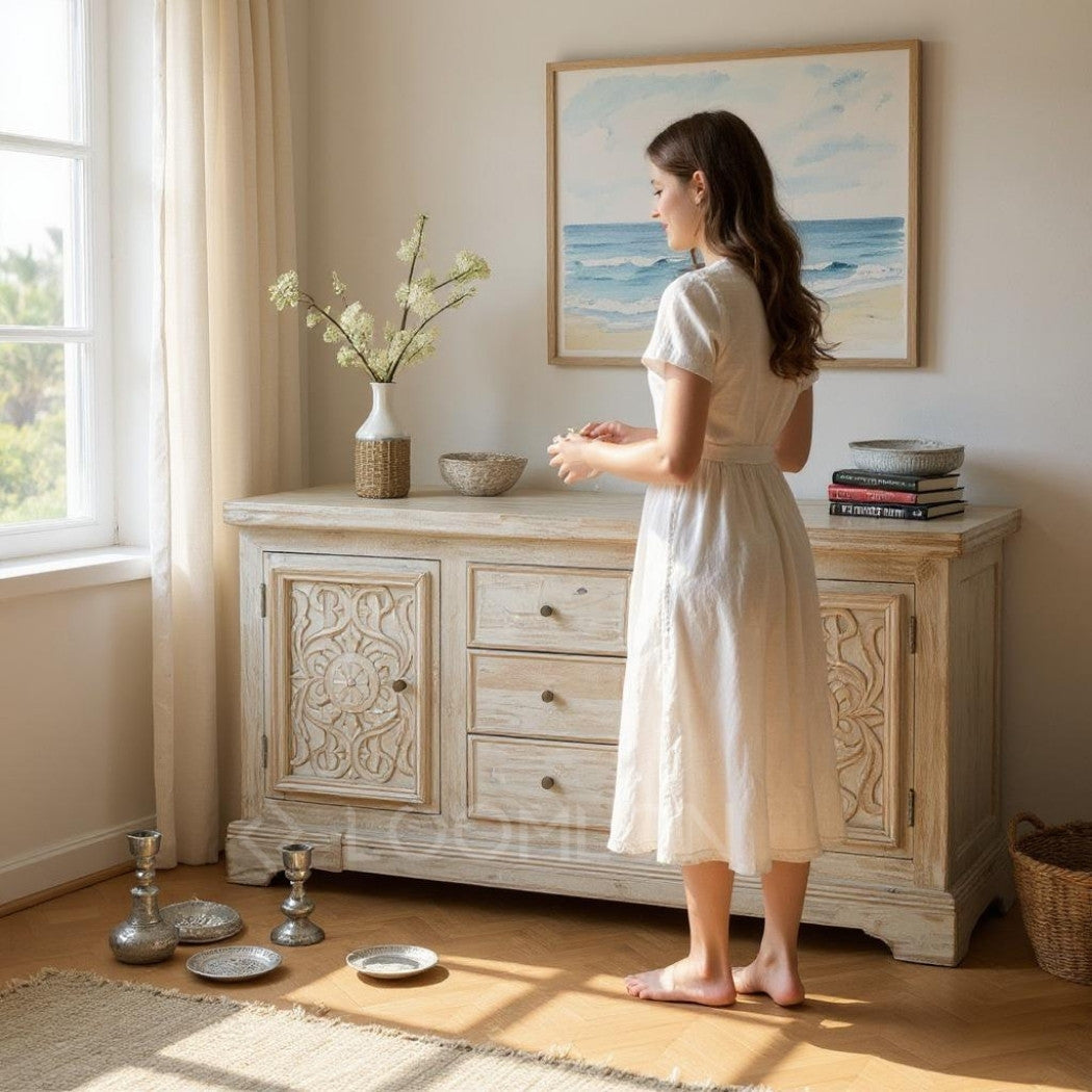 Olyndra Two Doors Wood Sideboard
