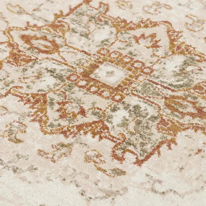Deva Medallion Rust Large Area Rugs For Living Room - LOOMLAN - LOOMLAN - Area Rugs