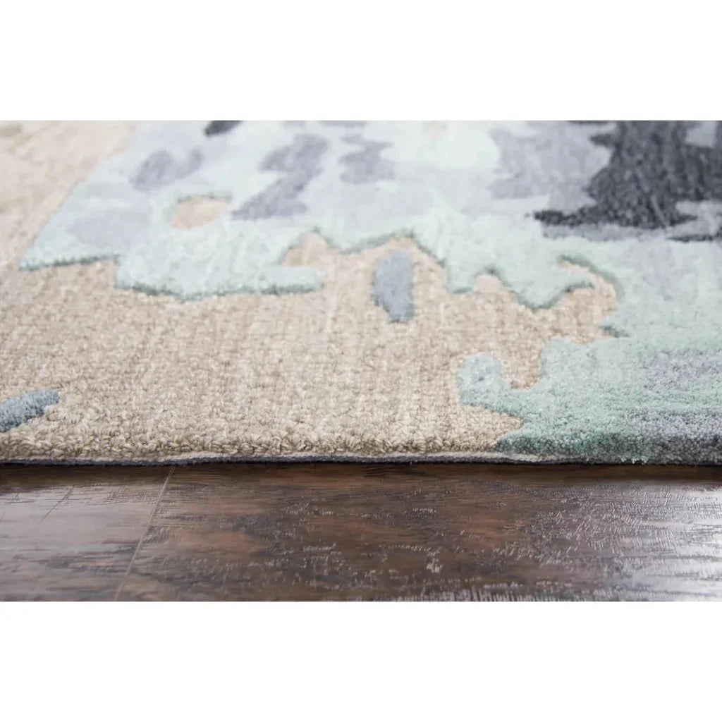 Capi Abstract Tan Large Area Rugs For Living Room - LOOMLAN - LOOMLAN - Area Rugs