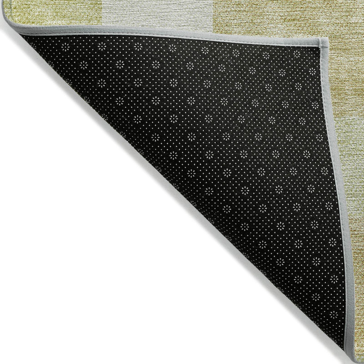 Flowing Harmony Beige Washable Indoor-Outdoor Rug