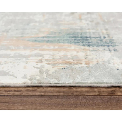 Bove Abstract Blue Kitchen Hallway Runner Rug - LOOMLAN - LOOMLAN - Area Rugs