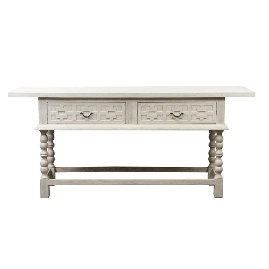 San Miguel Two Drawers Wood Console Table -- view 2