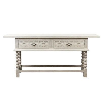San Miguel Two Drawers Wood Console Table -- view 2