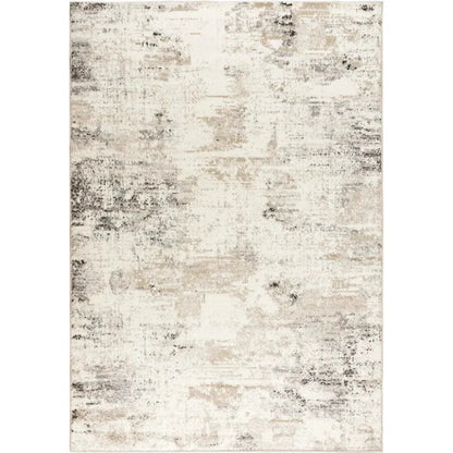 Conc Abstract Beige Kitchen Hallway Runner Rug