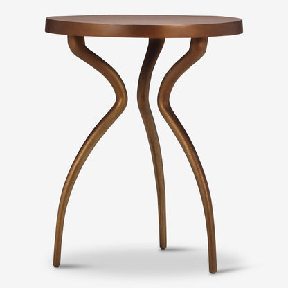 Sarp Aluminum Round End Table