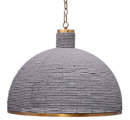 Big Sur 1-Light Beaded Chandelier in Slate Blue