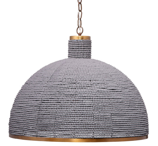 Big Sur 1-Light Beaded Chandelier in Slate Blue