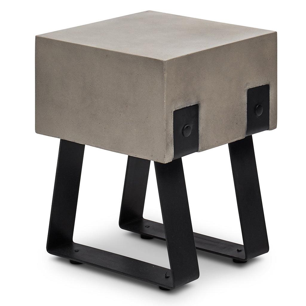 Industrial Fiber Reinforced Concrete Side Table