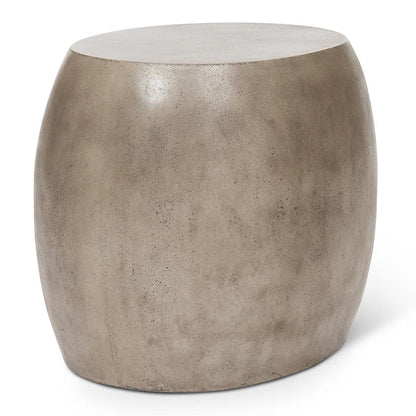 Urbia Pebble Fiber Reinforced Concrete Oval End Table