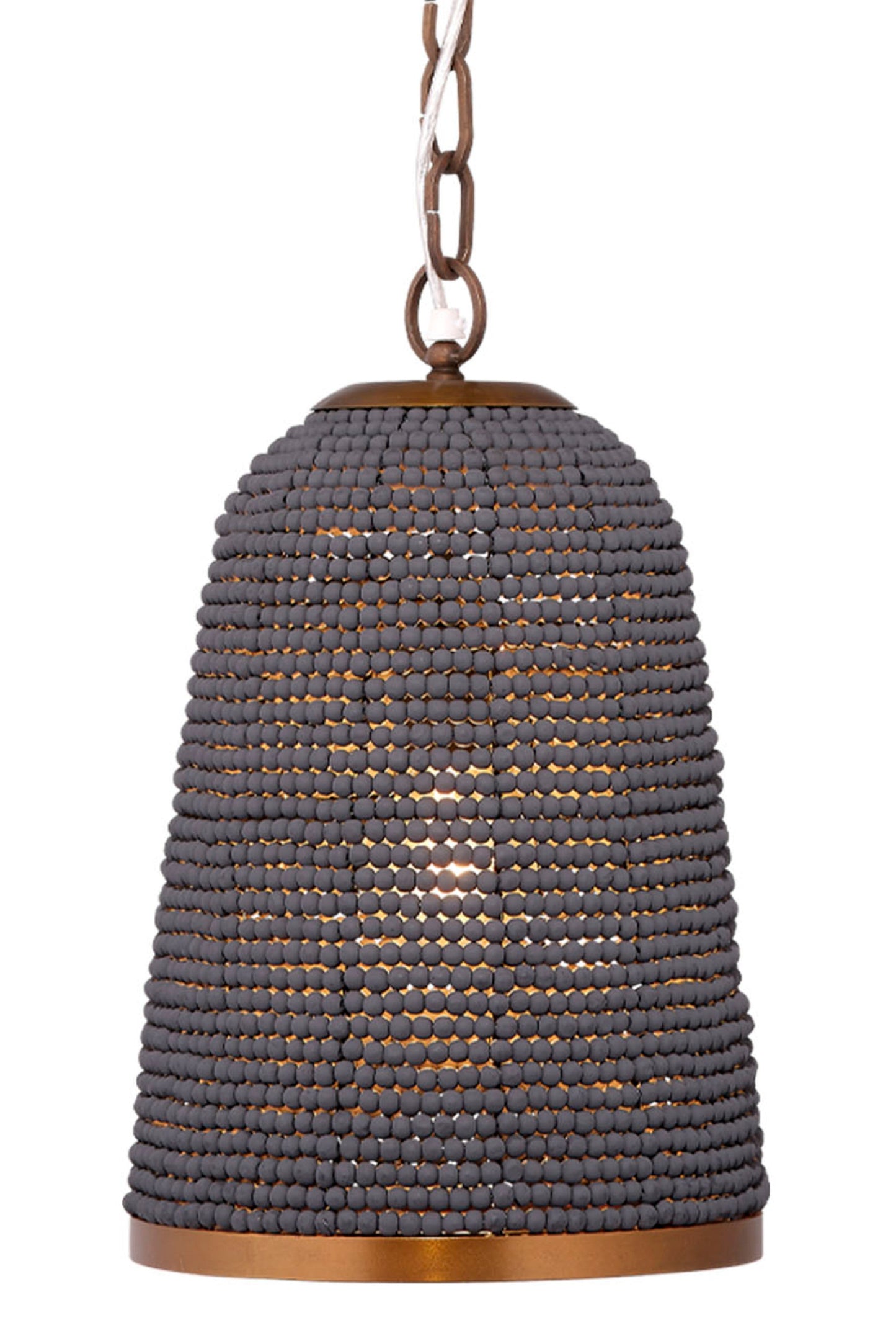 Creekside Beaded Pendant Slate Blue Elegant Lighting