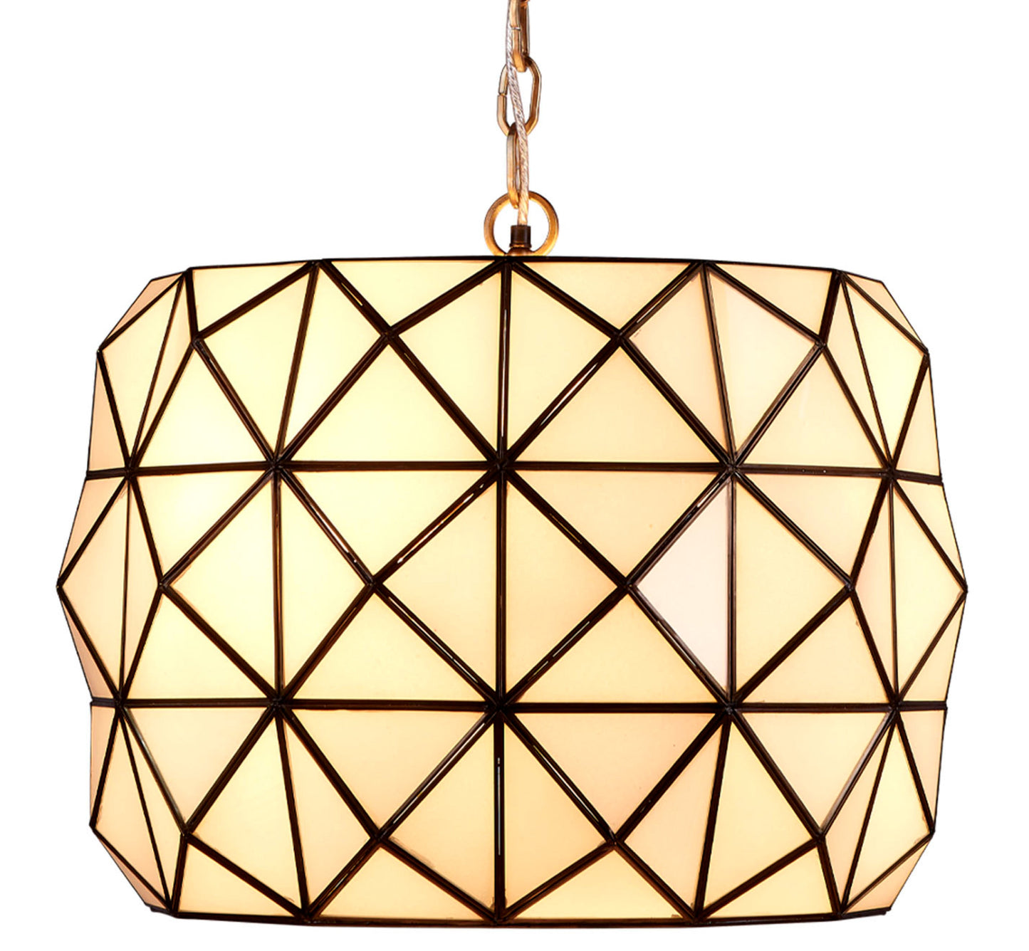 Hollywood Pendant - Sleek 1-Light Glass and Metal Design