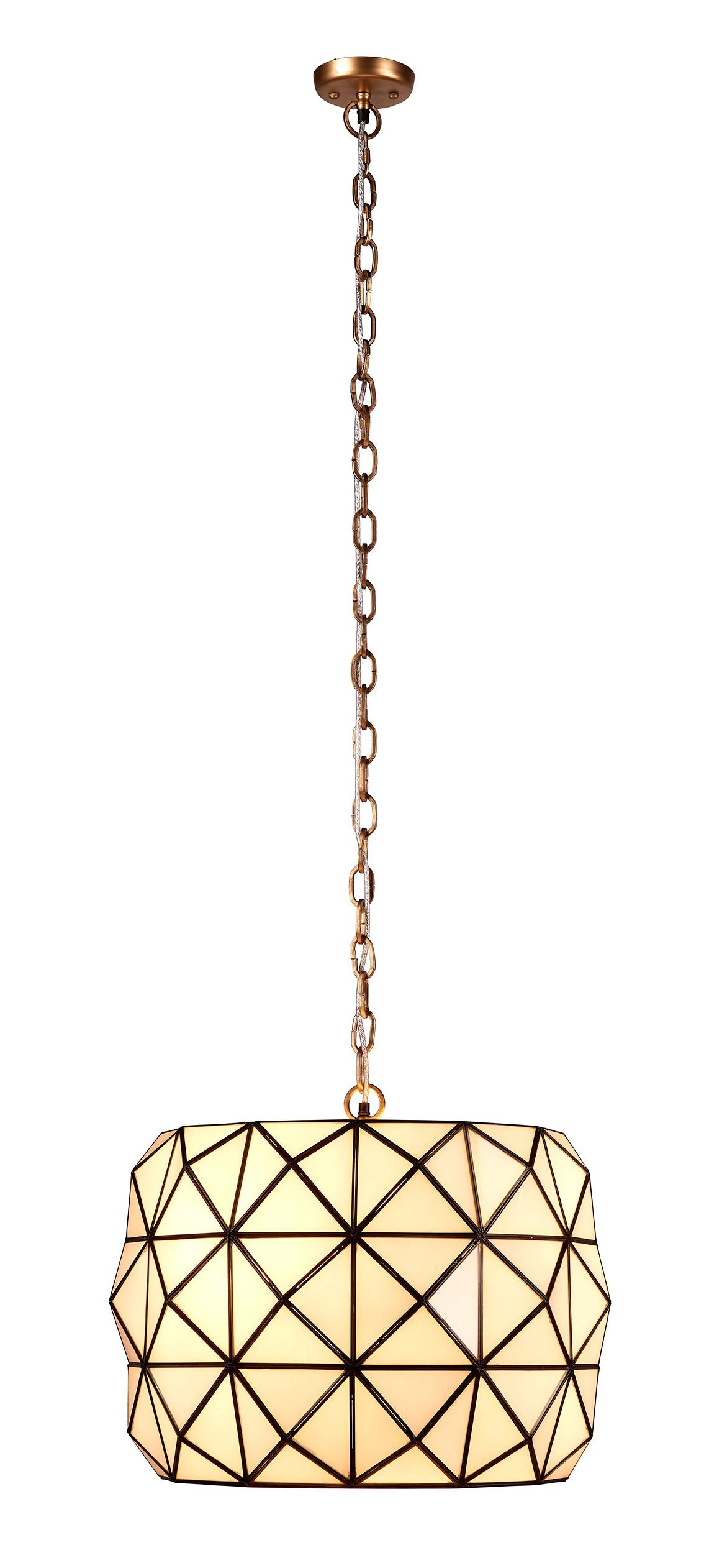 Hollywood Pendant - Sleek 1-Light Glass and Metal Design