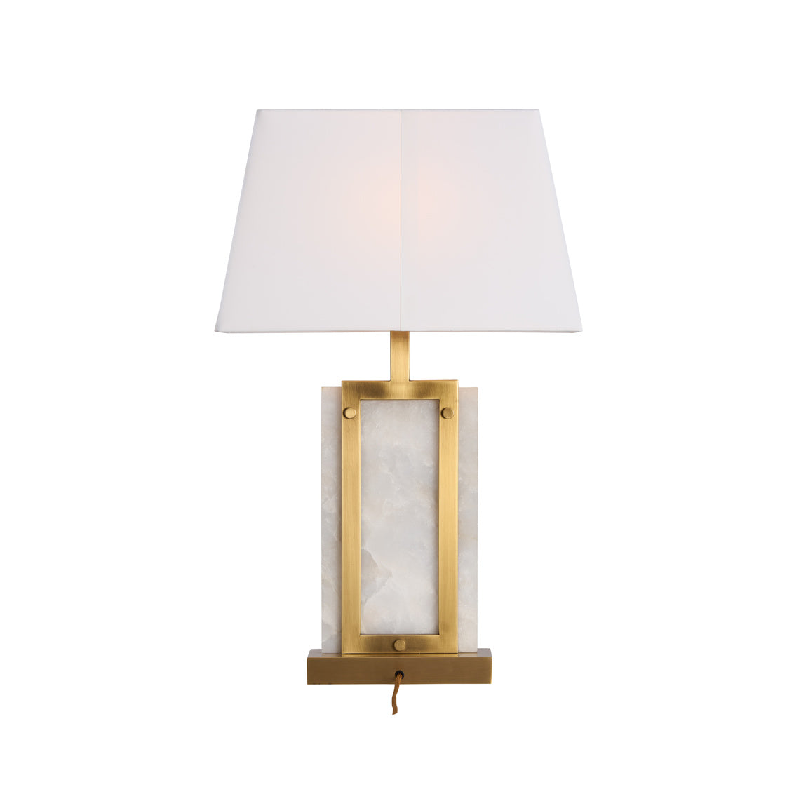 Wildwood Hopewell Alabaster White Table Lamp