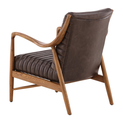Furniture Classics Baxter Dark Brown Leather Occasional Chair