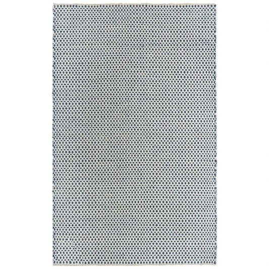 Cobs Basketweave Blue Area Rugs For Living Room