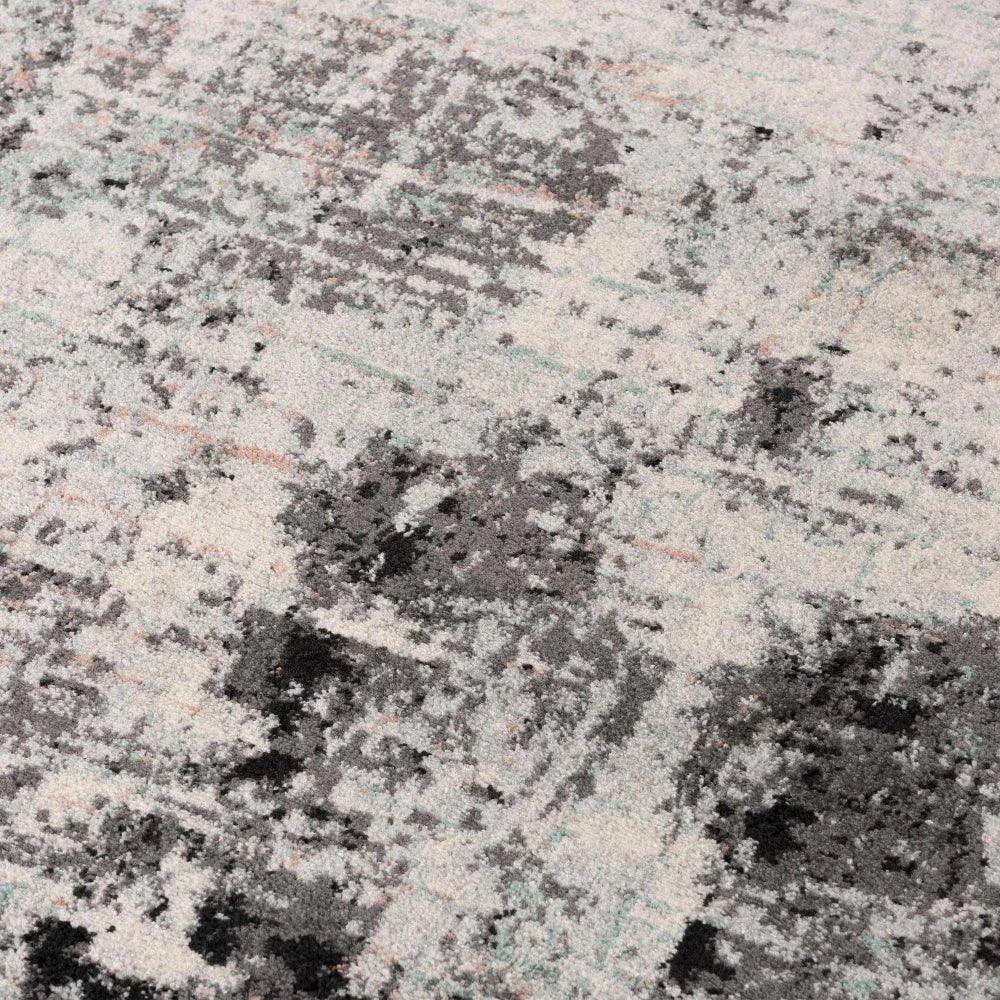 Chue Abstract Gray Kitchen Hallway Runner Rug - LOOMLAN - LOOMLAN - Area Rugs