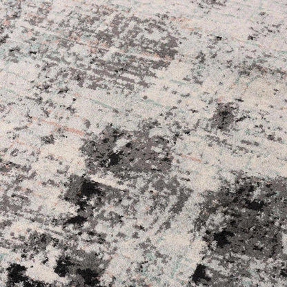 Chue Abstract Gray Kitchen Hallway Runner Rug - LOOMLAN - LOOMLAN - Area Rugs