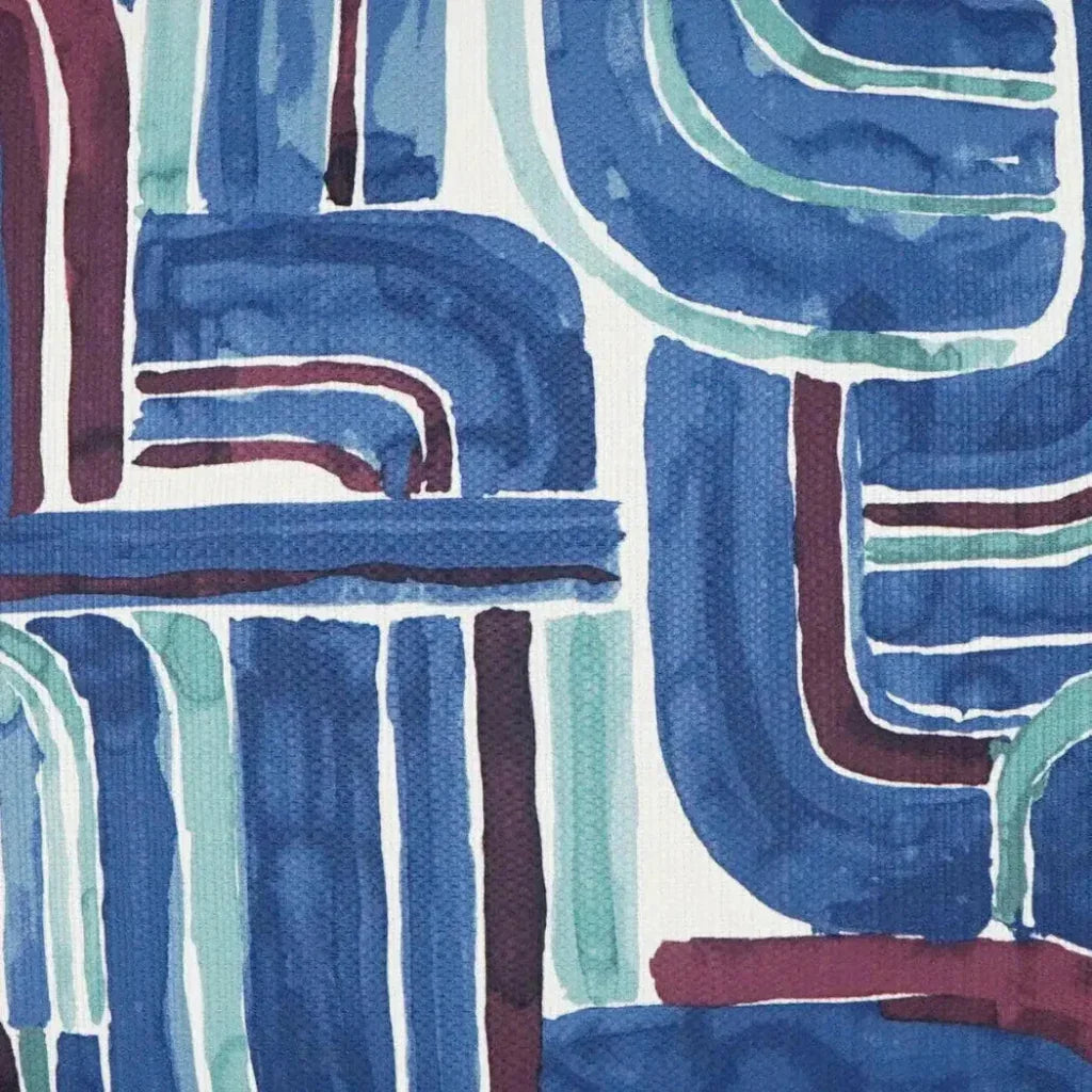 Bender Navy Abstract Blue Large Throw Pillow Insert -- view 2
