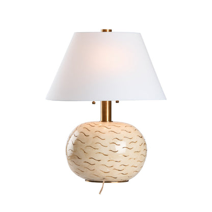 Wildwood Tibetan Tiger Sculpted Ceramic Table Lamp