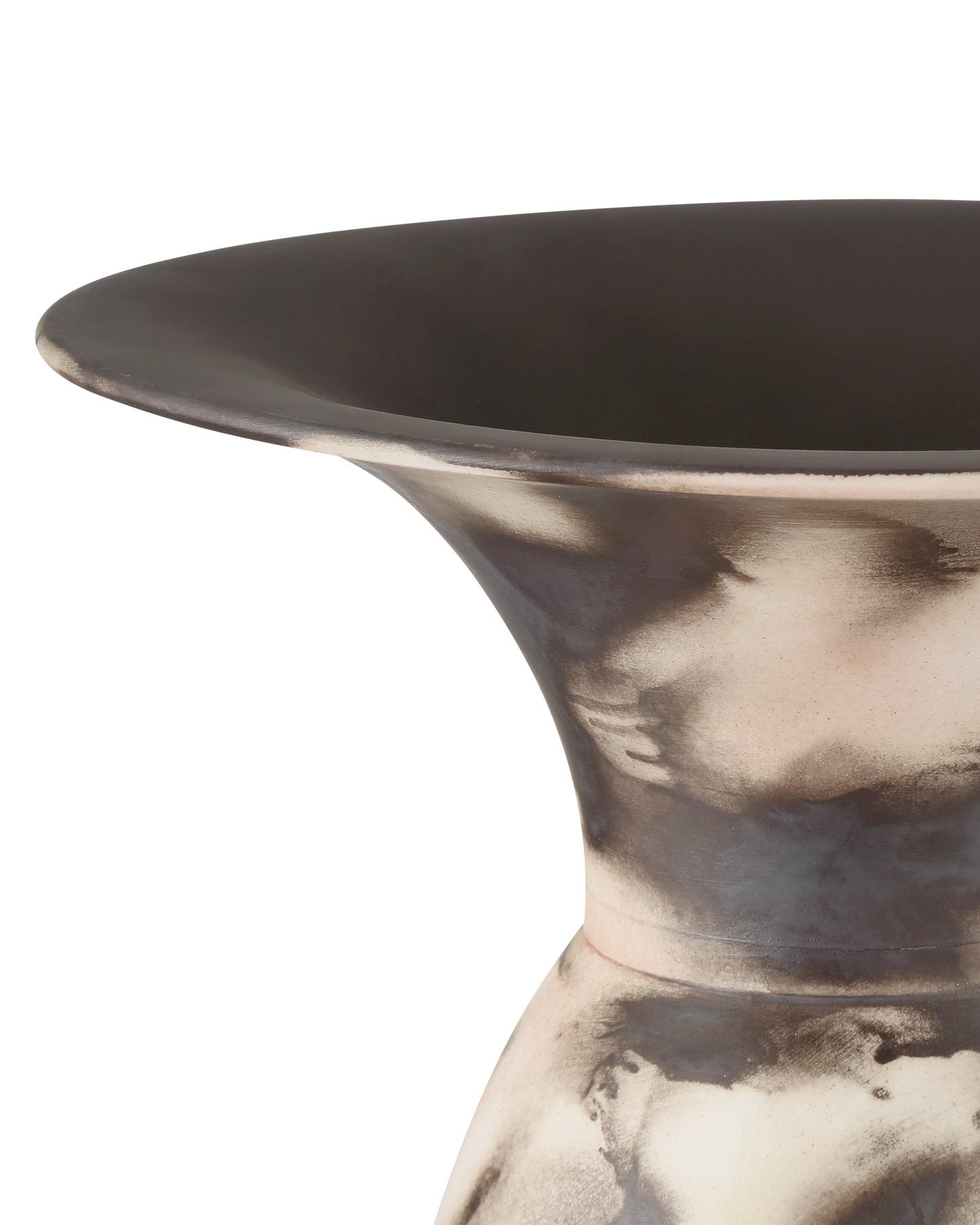 Celestial Porcelain Black Vase