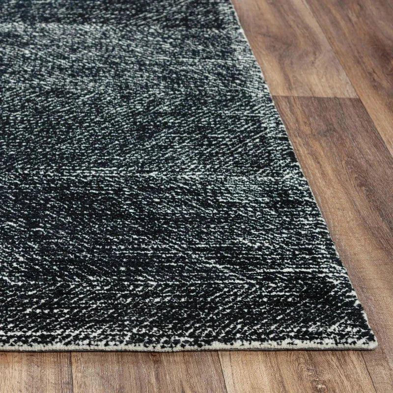 Caca Chevron Black Area Rugs For Living Room - LOOMLAN - LOOMLAN - Area Rugs