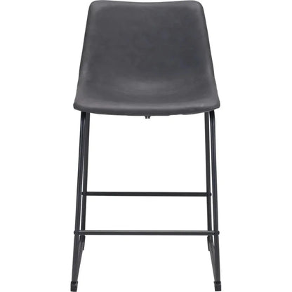 Smart Counter Chair (Set of 2) Charcoal -- view 2