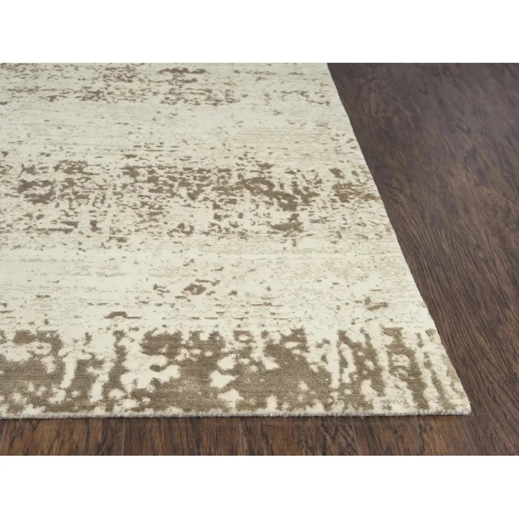 Aiko Abstract Beige Large Area Rugs For Living Room -- beige