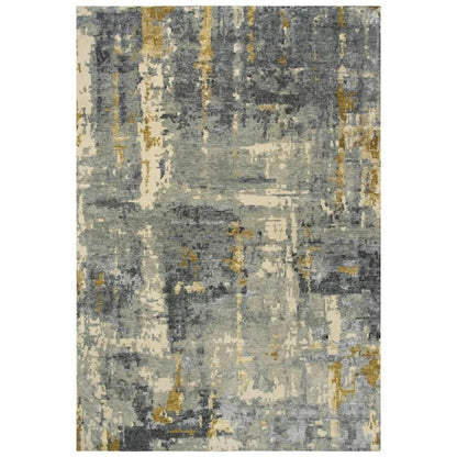 Arti Abstract Gold Large Area Rugs For Living Room